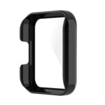 For Xiaomi Redmi Watch 2 PC + Tempered Glass Watch Protective Case(Black)