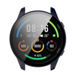 For Xiaomi Watch Color Sport PC + Tempered Glass Watch Protective Case(Ink Blue)