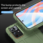 For Xiaomi Redmi Note 11 5G Full Coverage Shockproof TPU Phone Case(Green)