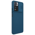 For Xiaomi Redmi Note 11 Pro Global / 11 Pro Global 5G / 11 Pro+ 5G India / 11E Pro 5G NILLKIN Black Mirror Pro Camshield PC Case (Peacock Blue)