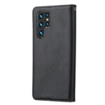 For Samsung Galaxy S22 Ultra 5G Knead Skin Texture Leather Phone Case(Black)