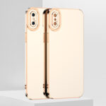 For iPhone X / XS 6D Electroplated TPU Phone Case(White)