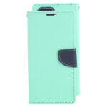 For Samsung Galaxy S22 Ultra 5G GOOSPERY FANCY DIARY Cross Texture Leather Phone Case(Mint Green)