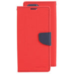 For Samsung Galaxy S22 Ultra 5G GOOSPERY FANCY DIARY Cross Texture Leather Phone Case(Red)