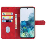 For Samsung Galaxy S20 Leather Phone Case(Red)