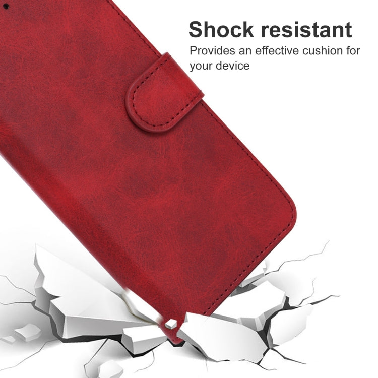 For Samsung Galaxy S20 Leather Phone Case(Red)