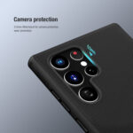 For Samsung Galaxy S22 Ultra 5G NILLKIN Super Frosted Shield Pro PC + TPU Phone Case(Black)