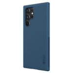 For Samsung Galaxy S22 Ultra 5G NILLKIN Super Frosted Shield Pro PC + TPU Phone Case(Blue)