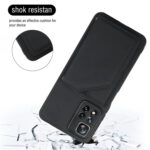 For Xiaomi Redmi Note 11 Pro Skin Feel PU + TPU + PC Phone Case with Card Slots(Black)