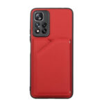For Xiaomi Redmi Note 11 Pro Skin Feel PU + TPU + PC Phone Case with Card Slots(Red)