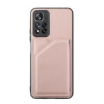 For Xiaomi Redmi Note 11 Pro Skin Feel PU + TPU + PC Phone Case with Card Slots(Rose Gold)
