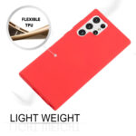 For Samsung Galaxy S22 Ultra 5G GOOSPERY SOFT FEELING Liquid TPU Soft Case(Red)