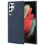 For Samsung Galaxy S22 Ultra 5G GOOSPERY SOFT FEELING Liquid TPU Soft Case(Dark Blue)