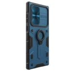 For Samsung Galaxy S22 Ultra 5G NILLKIN CamShield Armor Phone Case(Blue)