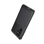 For Samsung Galaxy S22 Ultra 5G Shockproof Waterproof Silicone + Zinc Alloy Phone Case(Black)