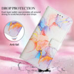 For Xiaomi Redmi Note 11 Pro 5G / 4G PT003 Marble Pattern Flip Leather Phone Case(Galaxy Marble White LS004)