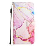 For Xiaomi Redmi Note 11 Pro 5G / 4G PT003 Marble Pattern Flip Leather Phone Case(Rose Gold LS005)