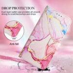 For Xiaomi Redmi Note 11 Pro 5G / 4G PT003 Marble Pattern Flip Leather Phone Case(Rose Gold LS005)