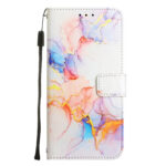 For Xiaomi 12 Pro PT003 Marble Pattern Flip Leather Phone Case(Galaxy Marble White LS004)