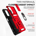 For Xiaomi Redmi Note 11 Global Sliding Camshield Holder Phone Case(Red)