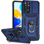 For Xiaomi Redmi Note 11 Global Sliding Camshield Holder Phone Case(Blue)