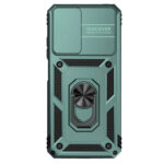 For Xiaomi Redmi Note 11 Global Sliding Camshield Holder Phone Case(Dark Green)