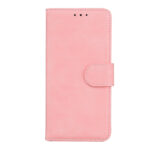 For Samsung Galaxy S20 Skin Feel Pure Color Flip Leather Phone Case(Pink)