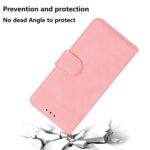 For Samsung Galaxy S20 Skin Feel Pure Color Flip Leather Phone Case(Pink)