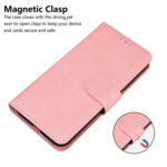 For Samsung Galaxy S20 Skin Feel Pure Color Flip Leather Phone Case(Pink)