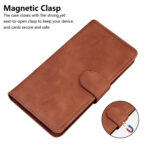 For Samsung Galaxy S20 Skin Feel Pure Color Flip Leather Phone Case(Brown)