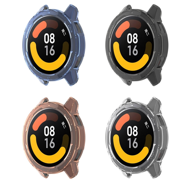 For Xiaomi Watch S1 Active / Watch Color 2 TPU Half-pack Watch Case(Transparent White)