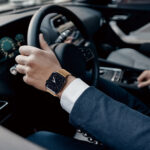 DUX DUCIS Milanese Watch Band For Apple Watch Series 8&7 45mm / SE 2&6&SE&5&4 44mm / 3&2&1 42mm(Gold)