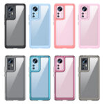 For Xiaomi 12 / 12X / 12S Colorful Series Acrylic + TPU Phone Case(Black)