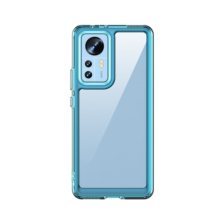For Xiaomi 12 Pro / 12S Pro Colorful Series Acrylic + TPU Phone Case(Transparent Blue)