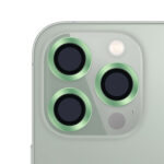 For iPhone 13 Pro / 13 Pro Max CD Texture Metal Lens Tempered Film (Grass Green)