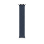 145mm Nylon Braided Watch Band For Apple Watch Series 8&7 41mm / SE 2&6&SE&5&4 40mm / 3&2&1 38mm(Dark Blue)