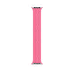 145mm Nylon Braided Watch Band For Apple Watch Series 8&7 41mm / SE 2&6&SE&5&4 40mm / 3&2&1 38mm(Pink)