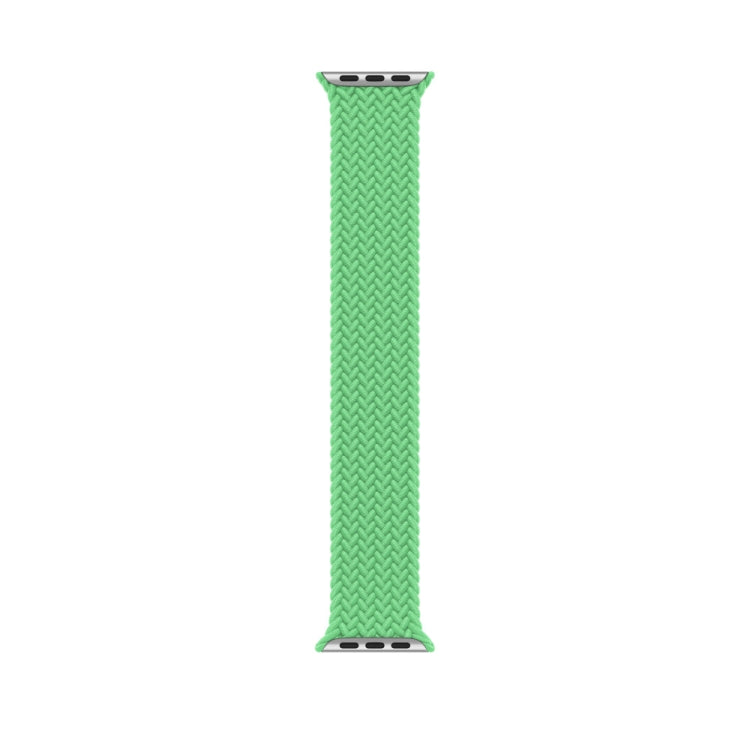 145mm Nylon Braided Watch Band For Apple Watch Series 8&7 41mm / SE 2&6&SE&5&4 40mm / 3&2&1 38mm (Green)