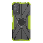 For Xiaomi Redmi Note 11 Pro 5G Armor Bear Shockproof PC + TPU Phone Case with Ring(Green)