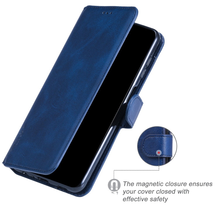 For Xiaomi Redmi Note 11 Pro 4G / 5G Classic Calf Texture Flip Leather Case(Blue)