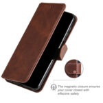 For Xiaomi Redmi Note 11 Pro 4G / 5G Classic Calf Texture Flip Leather Case(Brown)