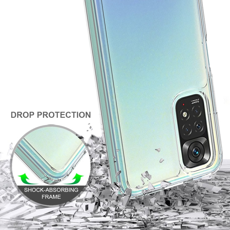 For Xiaomi Redmi Note 11 Global/Redmi Note 11S Scratchproof TPU + Acrylic Protective Phone Case(Transparent)