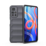 For Xiaomi Redmi Note 11 5G Chinese Version Magic Shield TPU + Flannel Phone Case(Dark Grey)