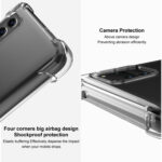 For Xiaomi Redmi Note 11 Pro China / Note 11 Pro+ 5G IMAK All Coverage Shockproof Airbag TPU Case with Screen Protector(Transparent Black)