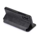 For Samsung Galaxy S20 Knight Magnetic Suction Leather Phone Case(Black)