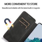 For Samsung Galaxy S20 Knight Magnetic Suction Leather Phone Case(Black)