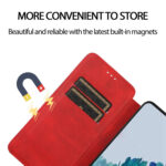 For Samsung Galaxy S20 Knight Magnetic Suction Leather Phone Case(Red)