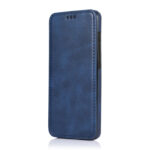 For Samsung Galaxy S20 Knight Magnetic Suction Leather Phone Case(Blue)