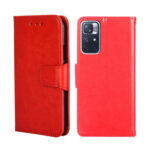 For Xiaomi Redmi Note 11 5G/Poco M4 Pro 5G Crystal Texture Leather Phone Case(Red)