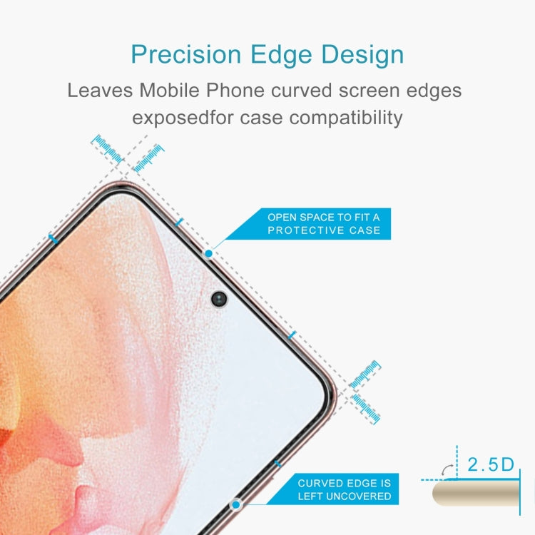 For Samsung Galaxy S21 5G 0.18mm 9H 2.5D Tempered Glass Fingerprint Unlock Film